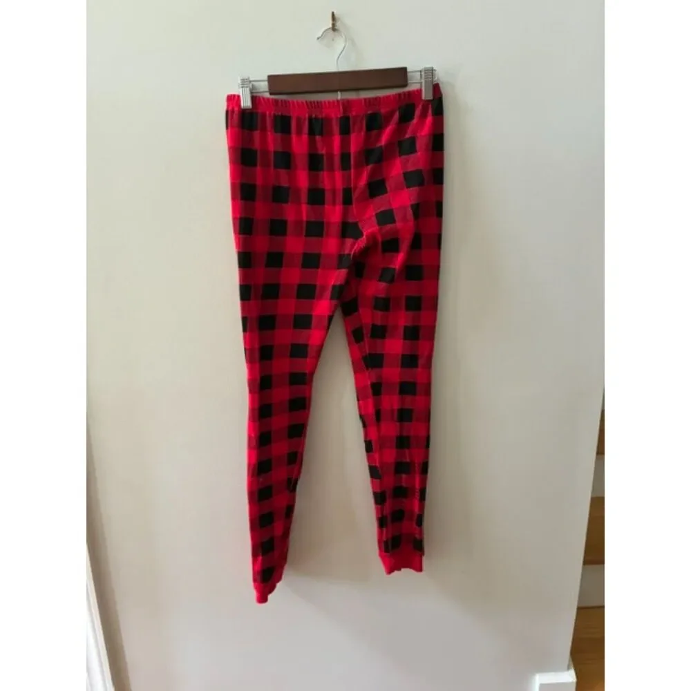 Moose Christmas Pajama Set Kids Size 16 Worn Once 2-Piece Holiday Sleepwear